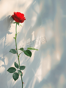 甜蜜背景素材摄影照片_ins风格七夕情人节红玫瑰背景素材