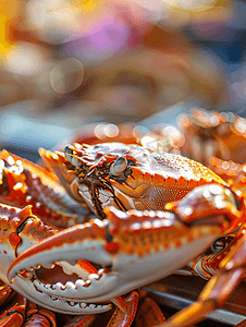 中秋节背景图素材摄影照片_美味大闸蟹螃蟹背景素材