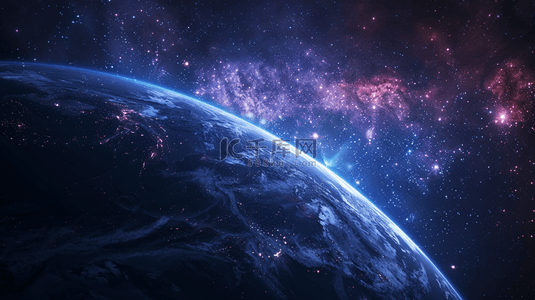星空背景,星球背景图片_彩色地球星球宇宙纹理的背景