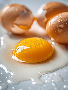 鸡年春节图片素材摄影照片_生鸡蛋和生鸡蛋蛋黄