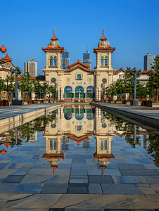 青岛旅游地标五四广场