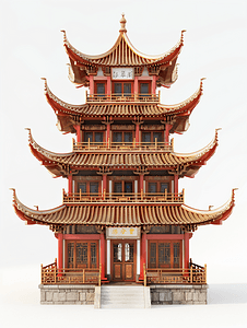 西双版纳寺庙摄影照片_中国建筑古建筑