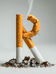烟香烟摄影照片_戒烟禁烟吸烟