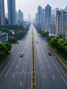 城市摄影照片_重庆城市道路背景