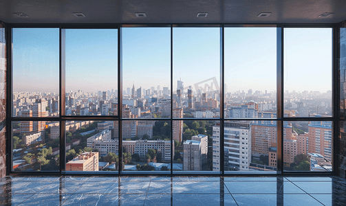 俯视城市风景