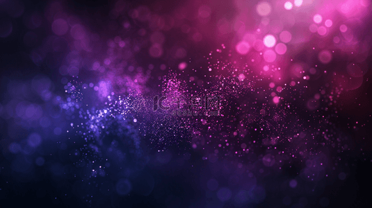 深紫色星光闪耀纹理流线质感的背景