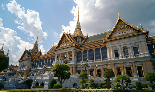 大皇宫摄影照片_泰国曼谷大皇宫