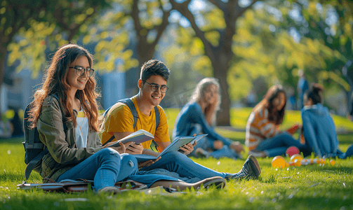 青春放飞摄影照片_青年大学生户外娱乐