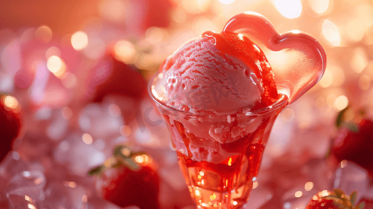 美味的草莓奶昔摄影9