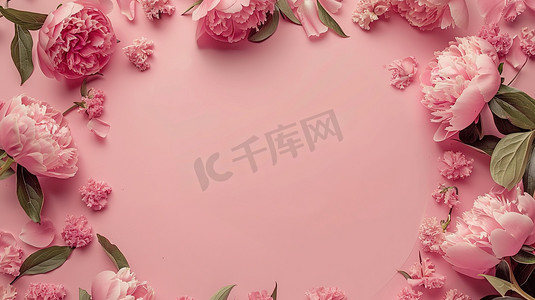唯美粉色花瓣摄影照片_粉色平铺花朵花瓣的摄影1高清图片