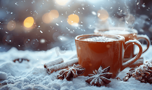 冬季温暖热饮