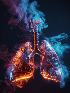 弹力gif摄影照片_呼吸困难的肺gif动图