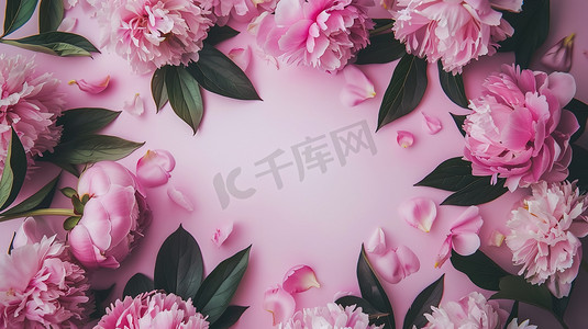唯美粉色花瓣摄影照片_粉色平铺花朵花瓣的摄影14图片