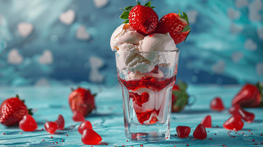 美味的草莓奶昔摄影11