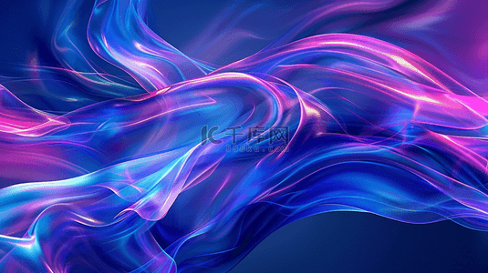紫色渐变流线纹理风格抽象商务的背景