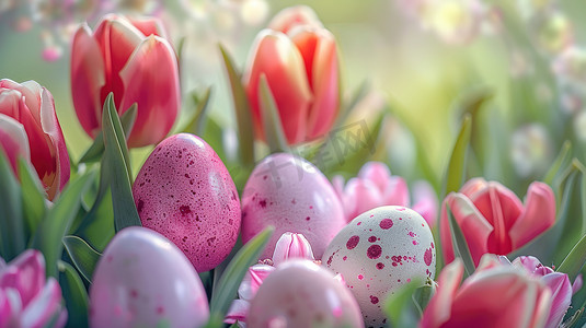 彩色花朵彩蛋的摄影11高清摄影图