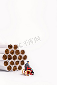 广告创意海报素材摄影照片_关爱健康禁止吸烟创意