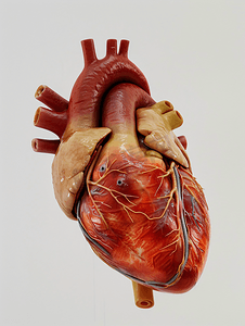 人体器官心脏摄影照片_心脏内部结构左心房医疗照片