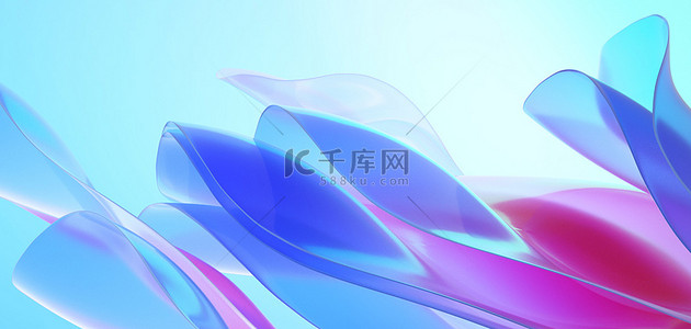 c4d材质小球背景图片_流体玻璃渐变背景c4d