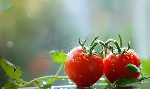 西红柿和圣女果景物拍摄