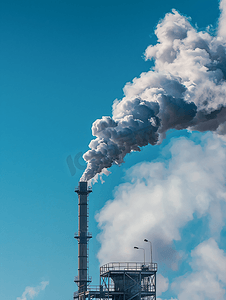 标准结局标准结局摄影照片_钢厂排放环境污染