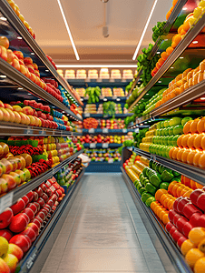 水果生鲜超市背景摄影照片_生鲜超市国内超市