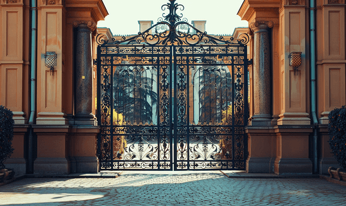 古典建筑大门