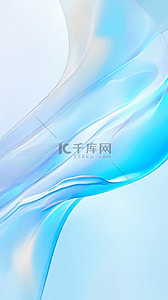 蓝色玻璃质感背景图片_透明质感蓝色系流动变幻的玻璃色彩11背景