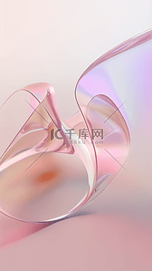 清透质感彩色3D流动变幻玻璃色彩素材