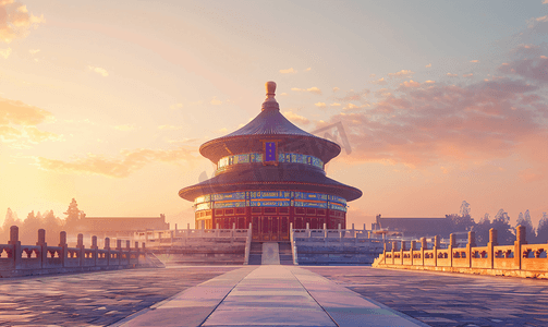 国风天坛摄影照片_北京地标建筑天坛