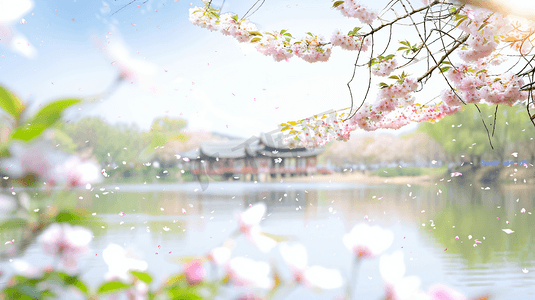 春天樱花树樱花风景照片