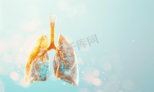 科技科技海报摄影照片_肺部治疗呼吸内科