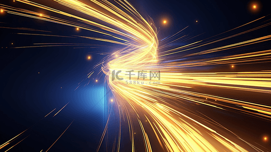 蓝金科技流动光纤粒子光效背景10