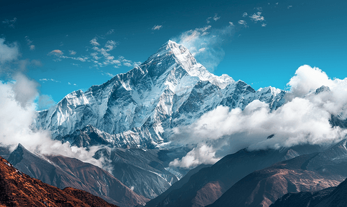 暑期冲刺摄影照片_贡嘎雪山壁纸自然风景山川