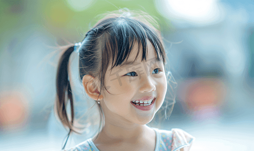 指导工作摄影照片_亚洲人可爱的小女孩和牙医