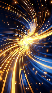 蓝金科技流动光纤粒子光效背景