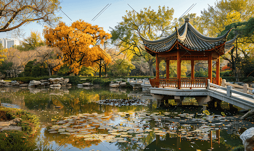 园林景区摄影照片_贵港园景观美景