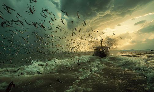 海洋珊瑚素材摄影照片_沙丁鱼风暴旅游