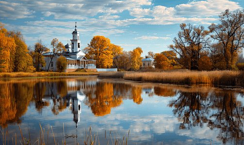 最美摄影照片_俄罗斯最美的园林秋色