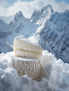 玉龙雪山爱心雪饼