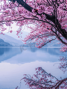 樱花素材摄影照片_太子湾的樱花季