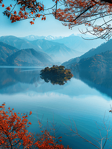 泸沽湖摄影照片_泸沽湖大气