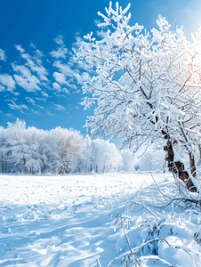 冬天雪景风光