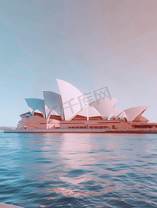 澳洲歌剧院摄影照片_澳洲悉尼歌剧院景色