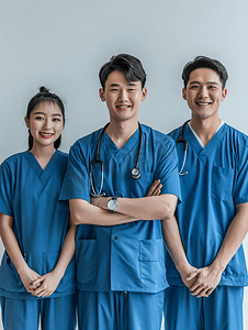 亚洲人医护工作者团队