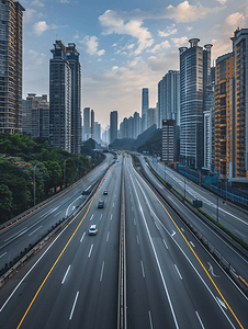 马路背景图片摄影照片_重庆城市公路