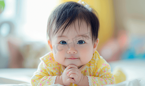 海敏宝宝摄影照片_亚洲人可爱宝宝