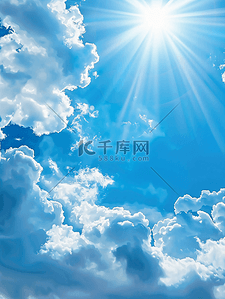 美丽的蓝天白云背景图片_美丽的蓝天白云