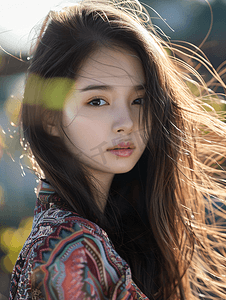 美女摄影照片_亚洲人漂亮的年轻女孩