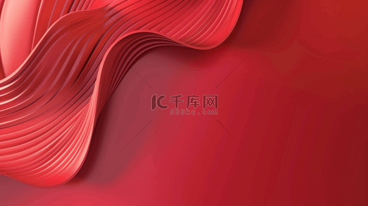 抽象线条红色背景图片_红色场景空间线条艺术抽象商务的背景